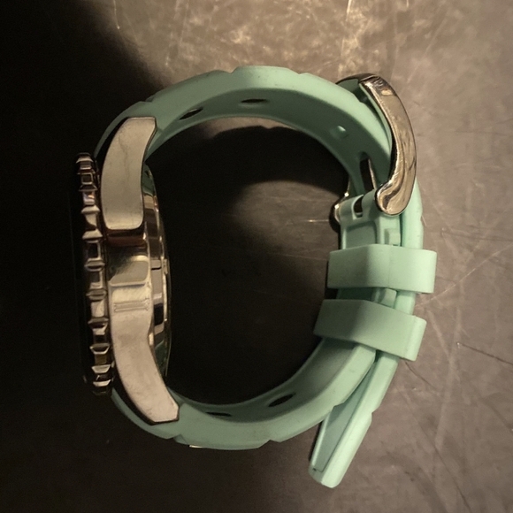 KYBOE! Brand New Woman’s Mint Silicone & Silver Watch *NWT*